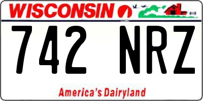 WI license plate 742NRZ
