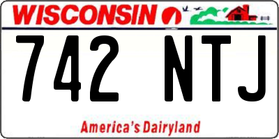 WI license plate 742NTJ