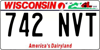 WI license plate 742NVT