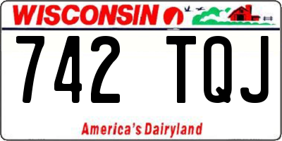 WI license plate 742TQJ