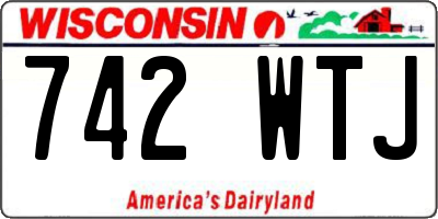 WI license plate 742WTJ