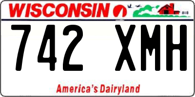WI license plate 742XMH