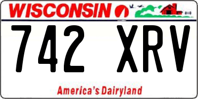 WI license plate 742XRV