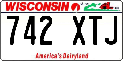 WI license plate 742XTJ