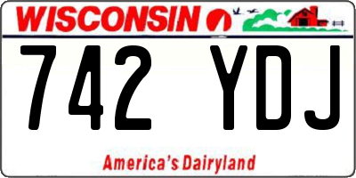 WI license plate 742YDJ