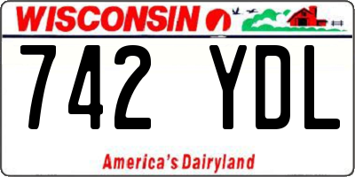 WI license plate 742YDL