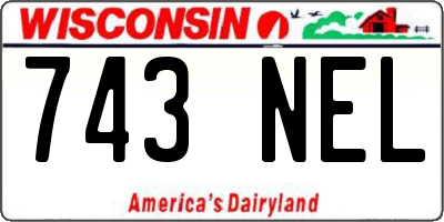 WI license plate 743NEL