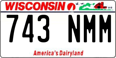 WI license plate 743NMM
