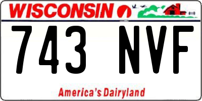WI license plate 743NVF