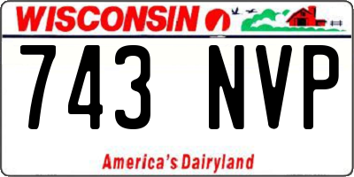 WI license plate 743NVP