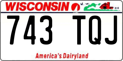 WI license plate 743TQJ