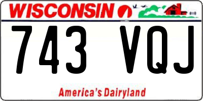WI license plate 743VQJ