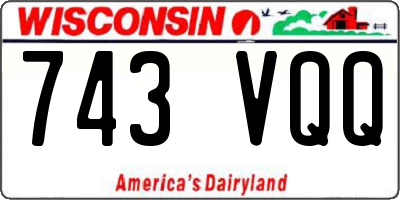 WI license plate 743VQQ