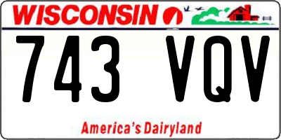 WI license plate 743VQV