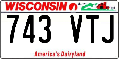 WI license plate 743VTJ