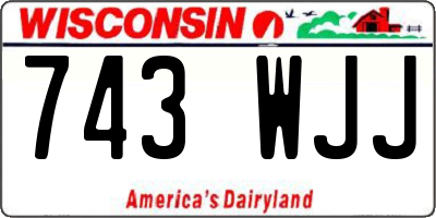 WI license plate 743WJJ