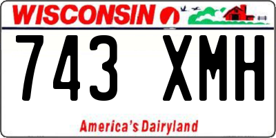 WI license plate 743XMH