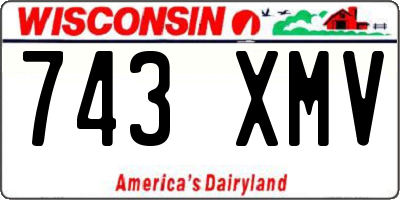 WI license plate 743XMV