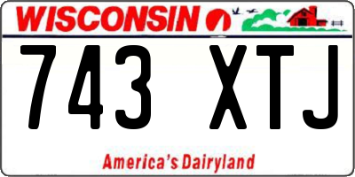 WI license plate 743XTJ