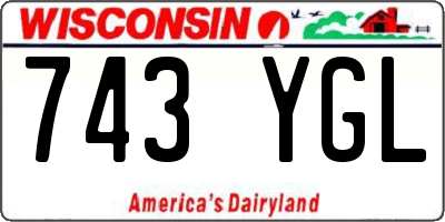 WI license plate 743YGL