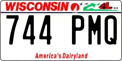 WI license plate 744PMQ