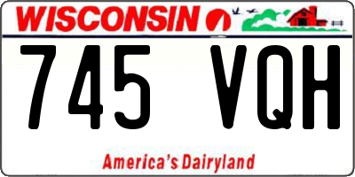 WI license plate 745VQH