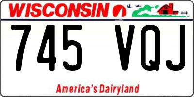 WI license plate 745VQJ