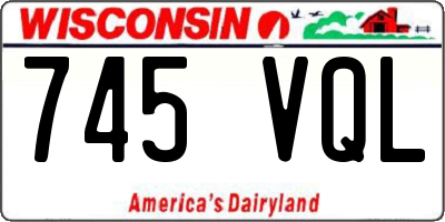 WI license plate 745VQL