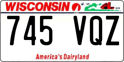 WI license plate 745VQZ