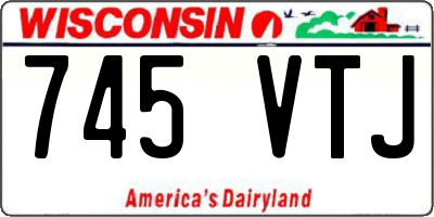 WI license plate 745VTJ