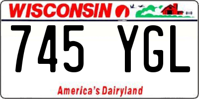 WI license plate 745YGL