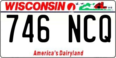 WI license plate 746NCQ