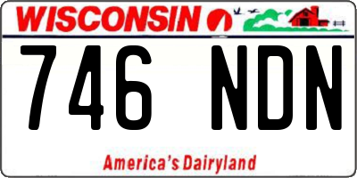 WI license plate 746NDN