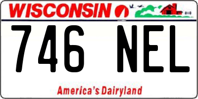 WI license plate 746NEL