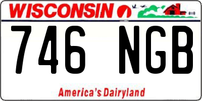 WI license plate 746NGB
