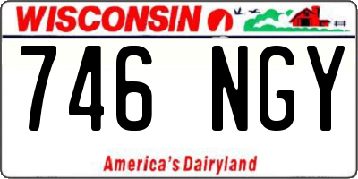 WI license plate 746NGY