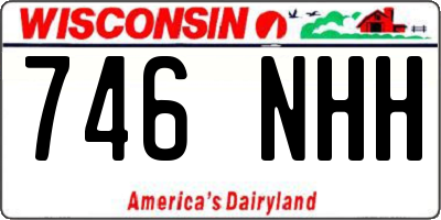 WI license plate 746NHH