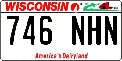 WI license plate 746NHN