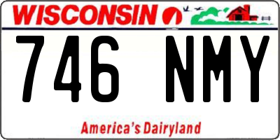 WI license plate 746NMY