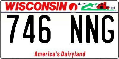WI license plate 746NNG