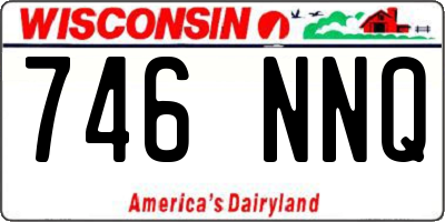 WI license plate 746NNQ
