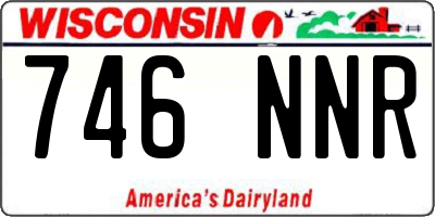 WI license plate 746NNR