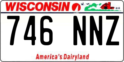 WI license plate 746NNZ