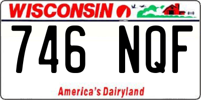 WI license plate 746NQF