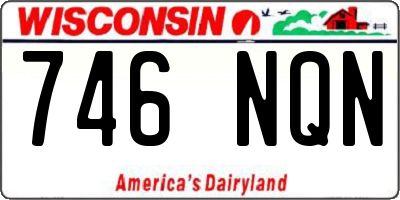 WI license plate 746NQN