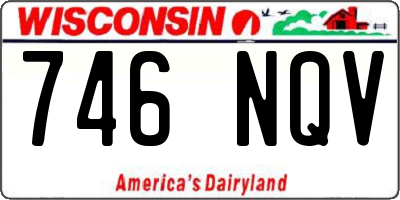 WI license plate 746NQV