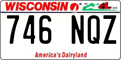 WI license plate 746NQZ