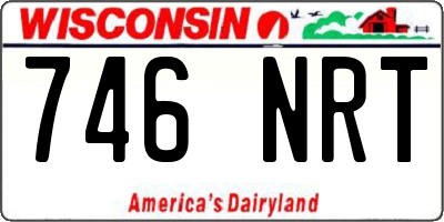 WI license plate 746NRT
