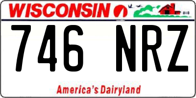 WI license plate 746NRZ
