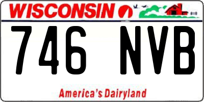 WI license plate 746NVB